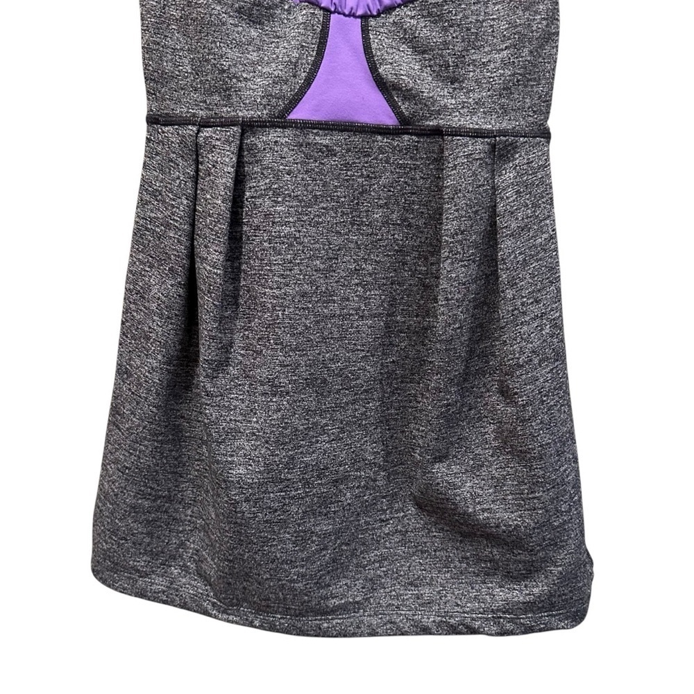 Lululemon Yogi Dance Tank Adjustable Straps Gray Purple Women's Size 4 - Picture 3 of 7